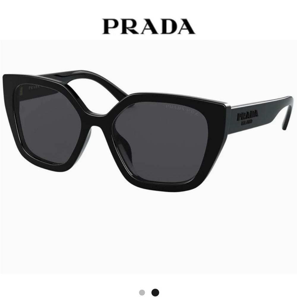 Prada Women's Black Cat-Eye Sunglasses